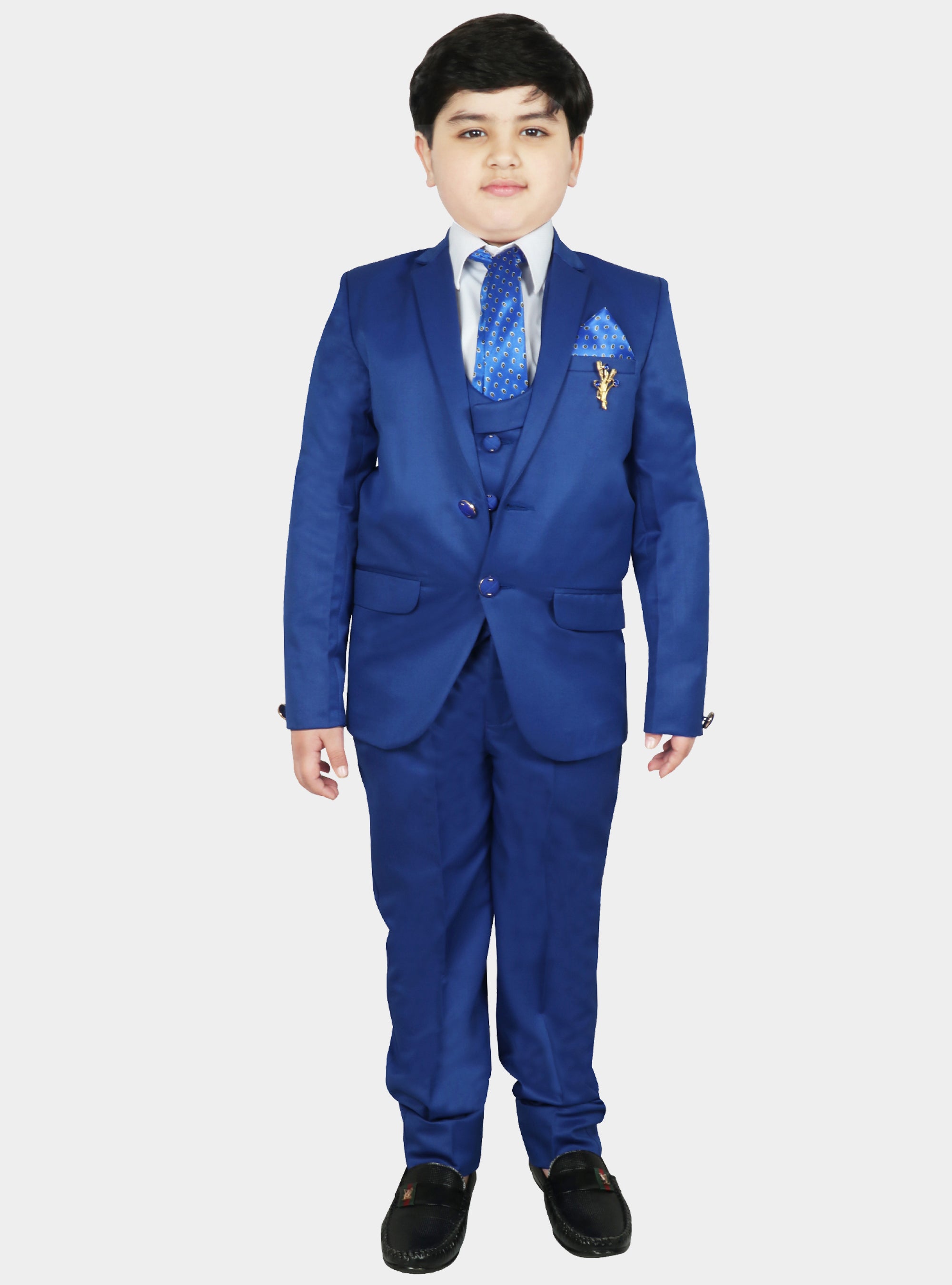 Boys Deep Blue Magic Cotton Pathani Suit, 1-15 Years at Rs 250/set in  Lucknow